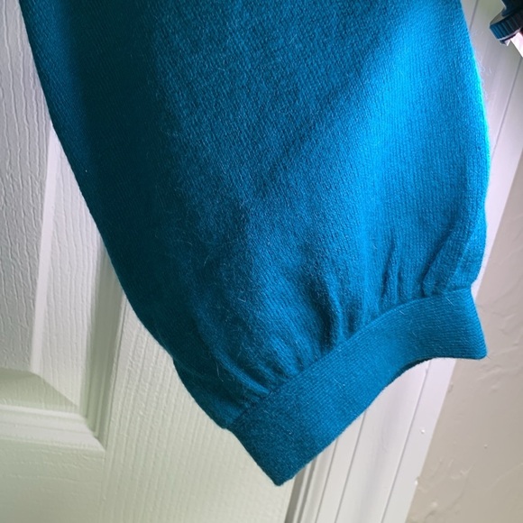 Banana Republic teal cardigan size small - Picture 4 of 8